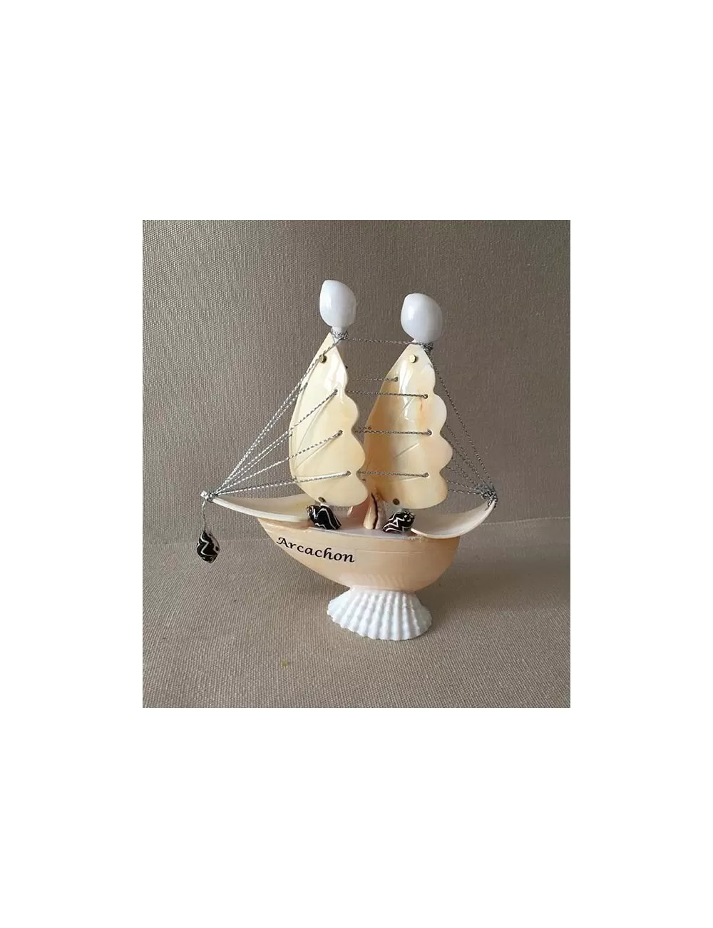 Bateau 2 voiles mélo 12cm