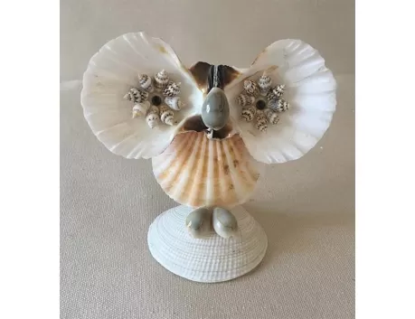 Chouette pecten 10cm
