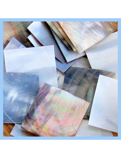 Carré en nacre coquillage 3.5x3.