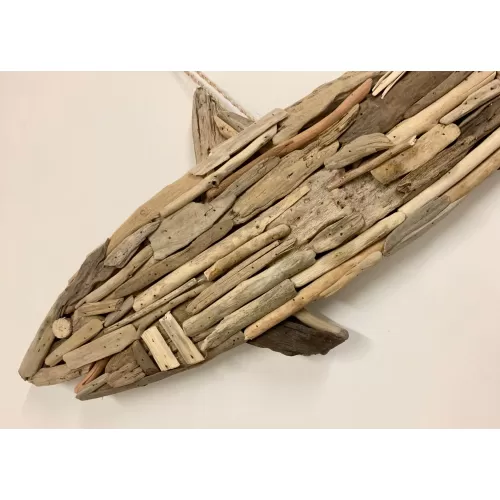 Requin bois flotté 32x90cm