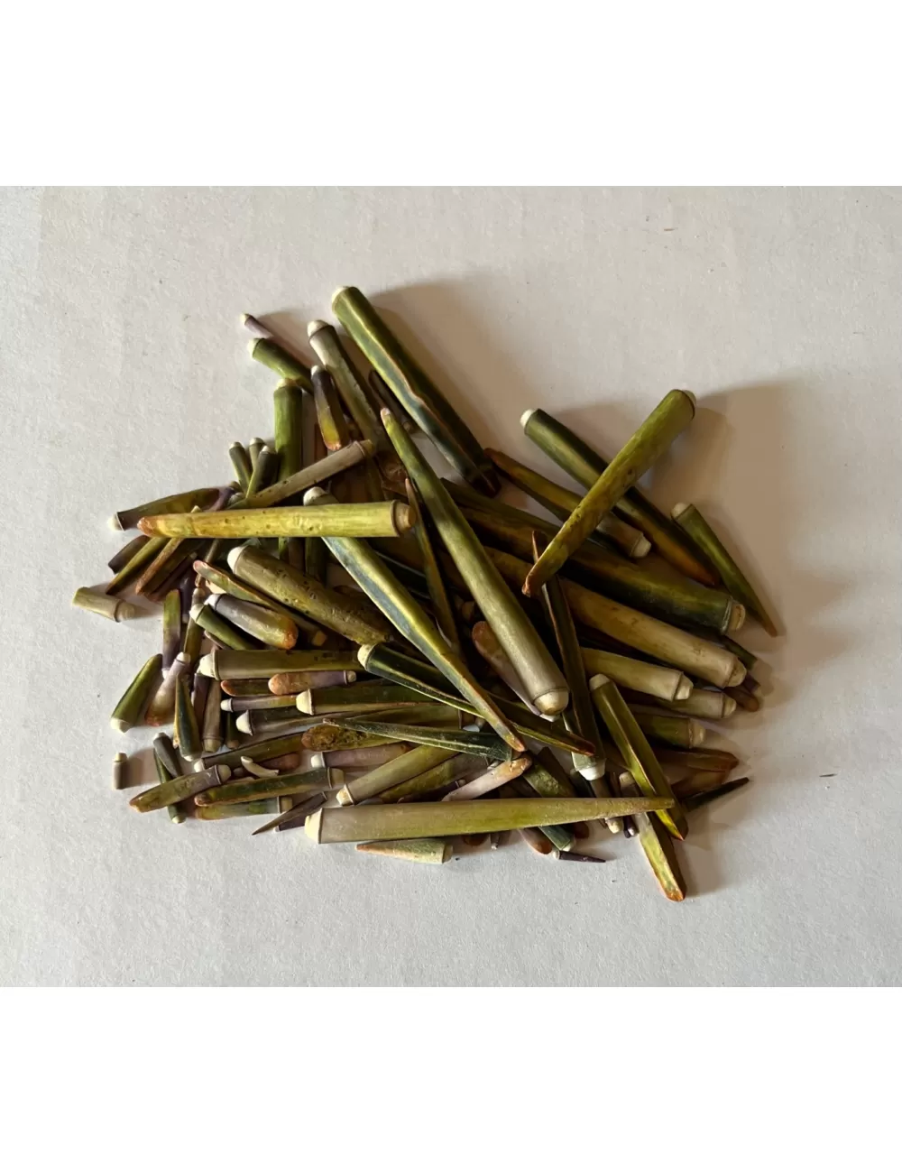 Piques d'oursins vert (sachet de 25pcs)