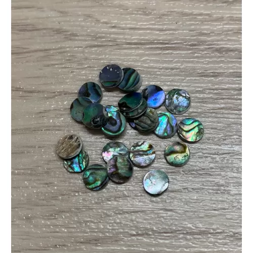 Rondelle paua 0.6 cm (lot de 12pcs)