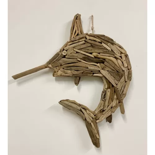 Espadon bois flotté 58x66cm