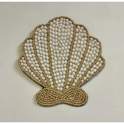 Déco à suspendre forme coquillage 35cm