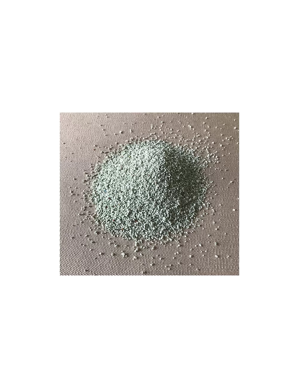 Sable teinté vert par 1kg