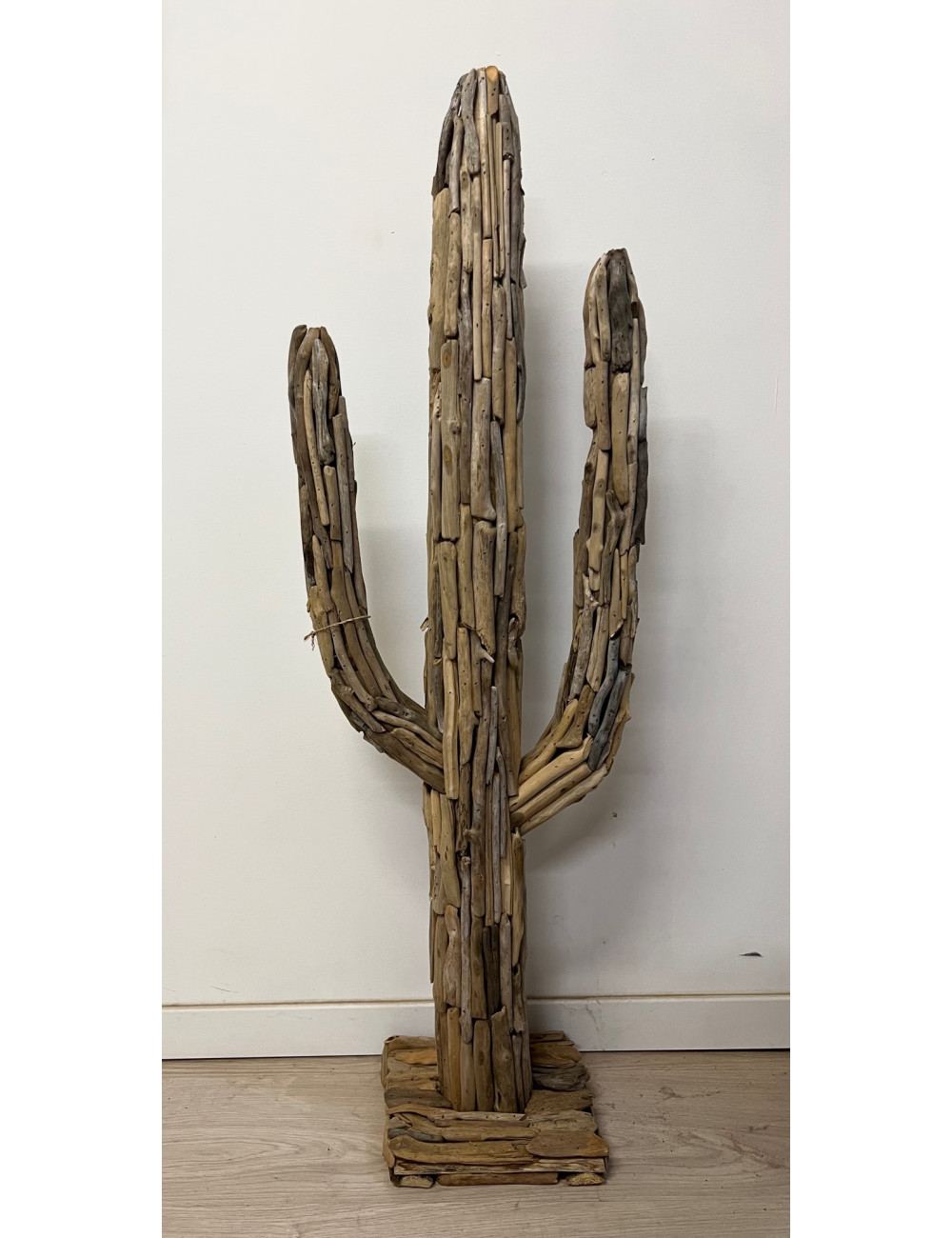 Cactus bois flotté XL à poser 100CM