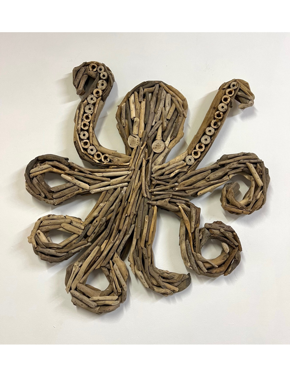 Poulpe en bois flotté 63cm