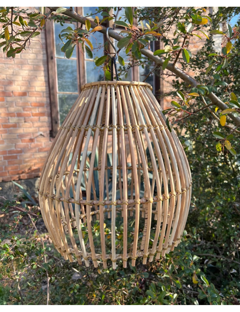 Abat jour rotin 33cm